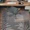 World Rug Gallery Bahama Palm Frond Indoor/Outdoor Non-Shedding Area Rug 5' x7' Gray 430GRAY5X7 - alternate 9